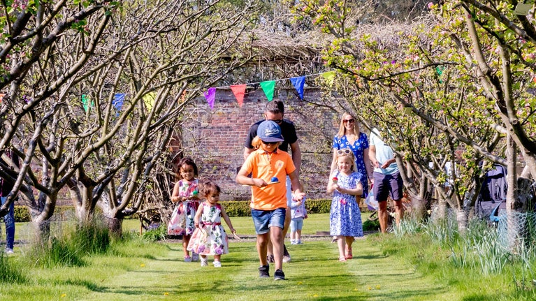 Easter garden games at Tatton Park